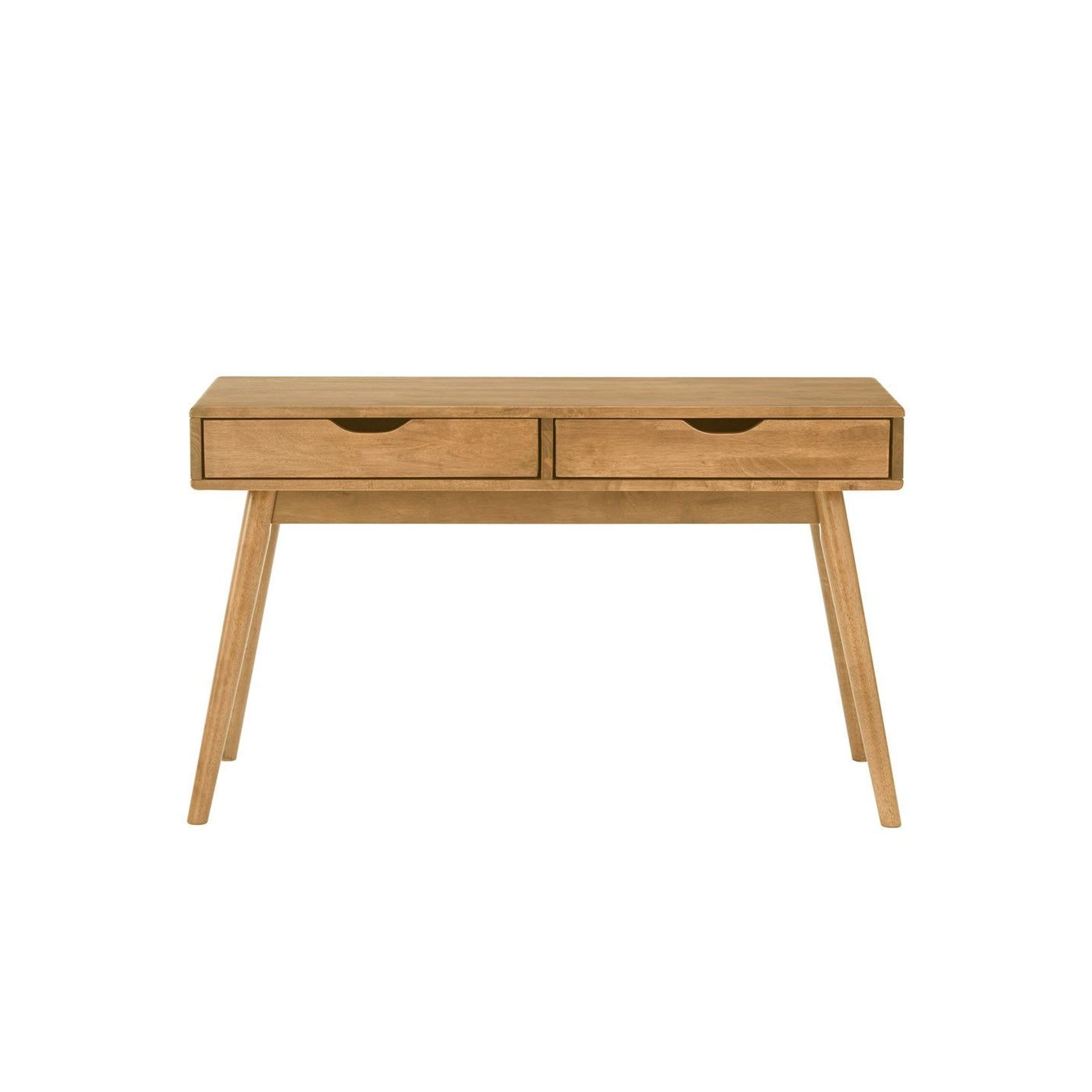 LAMAR Console Table with 2 Drawers 122cm - Natural gallery detail image