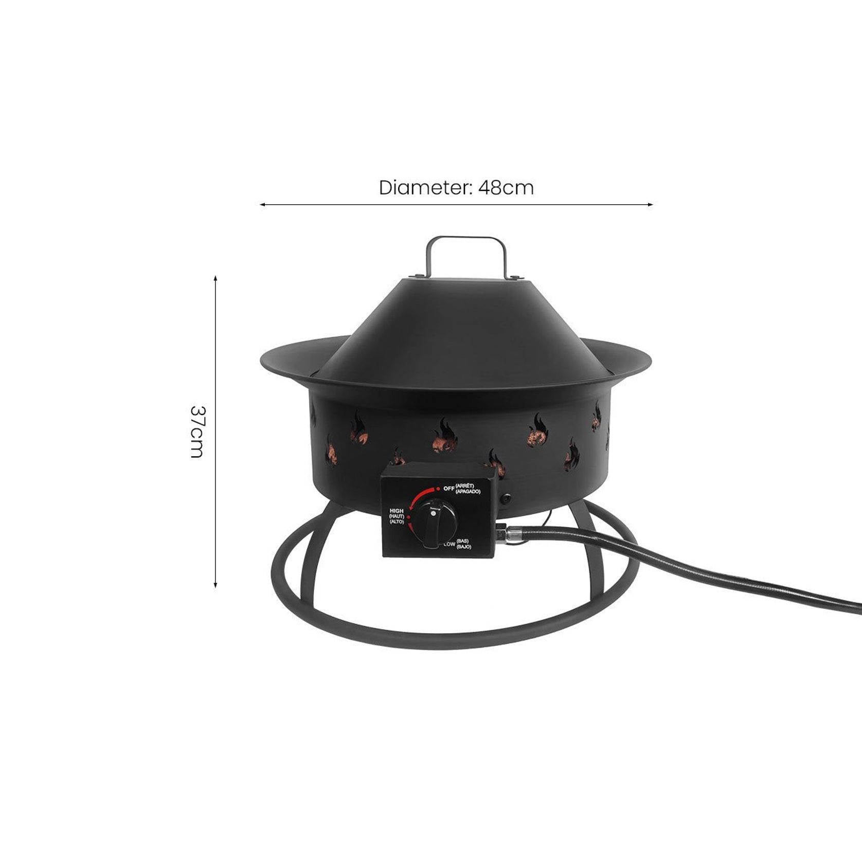 Portable Outdoor Gas Fire Pit gallery detail image