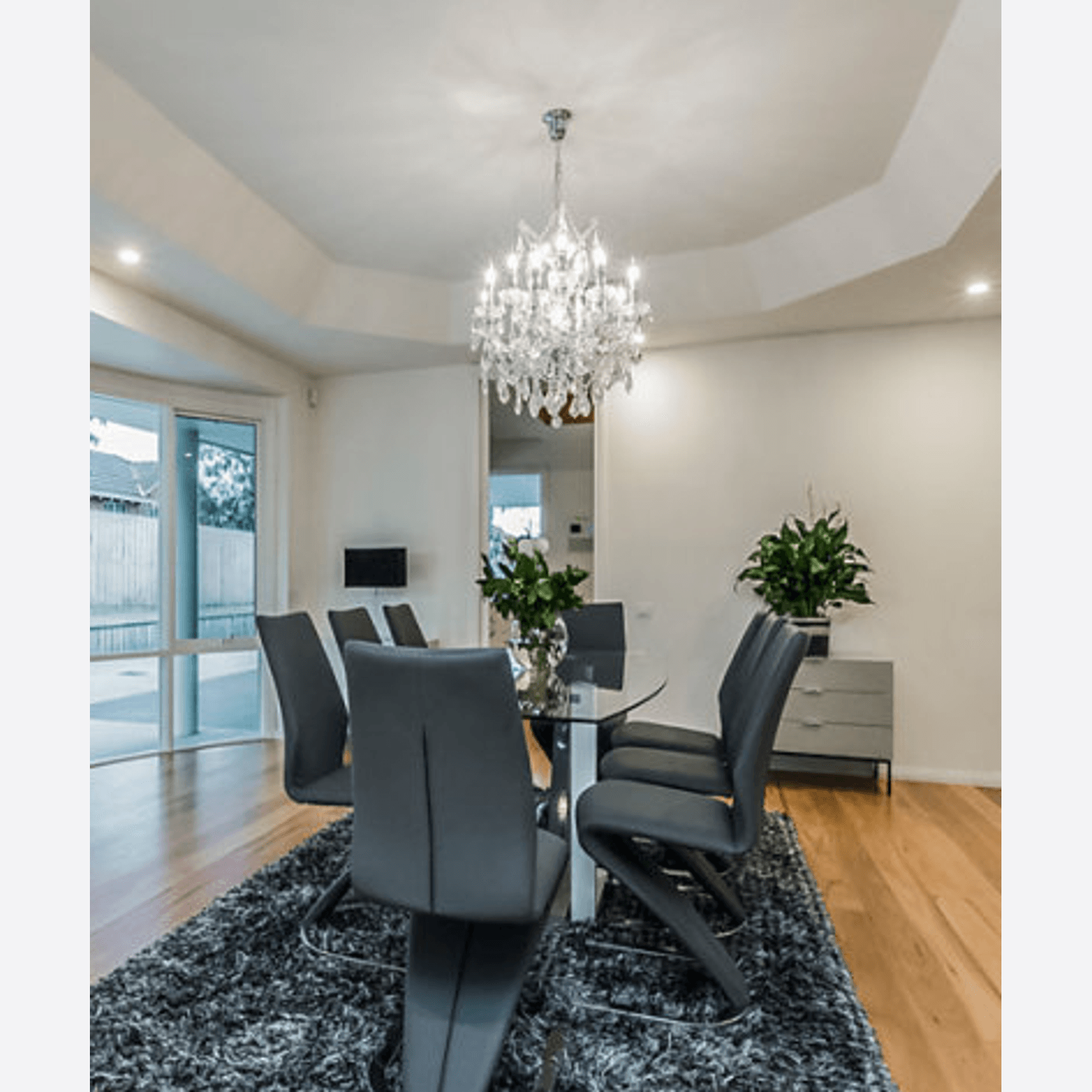 Maria Theresa Crystal Chandelier Grande 13 Light - Chrome gallery detail image