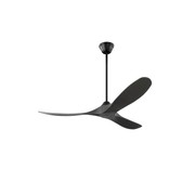 Milano Ceiling Fan Zest Black With Black Blade gallery detail image