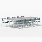 Accentor Extendable Table (240-360)cm With Magpie Chairs 11-Piece Outdoor Dining Set gallery detail image