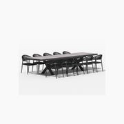 Accentor Extendable Table (240-360)cm With Magpie Chairs 11-Piece Outdoor Dining Set gallery detail image