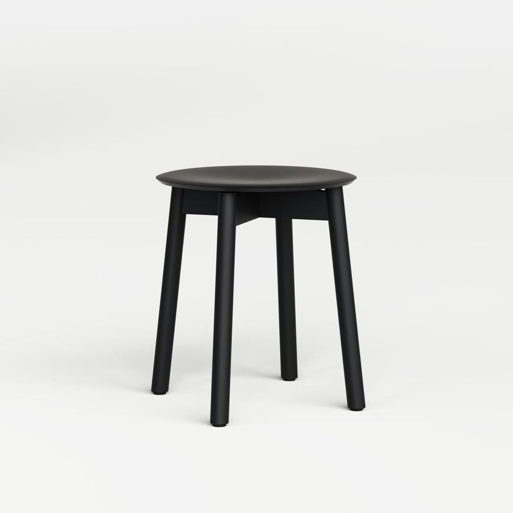 SSD Stool 45cm - Full Oak Wood gallery detail image