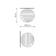 Braille Ceiling/Wall Light gallery detail image