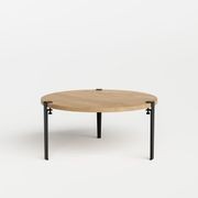 Tiptoe Round Coffee Table - Solid Oak gallery detail image
