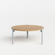 Tiptoe Round Coffee Table - Solid Oak gallery detail image