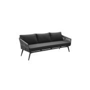 Kereru Aluminium and Rope Outdoor 3 seaters sofa gallery detail image