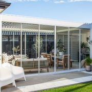 Glass Sliding Door For Tasman Wall Mounted Pergola gallery detail image