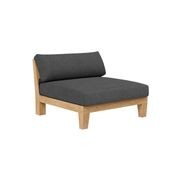 Newport Teak Outdoor Sofa with Armless Chairs - 5 Seat gallery detail image