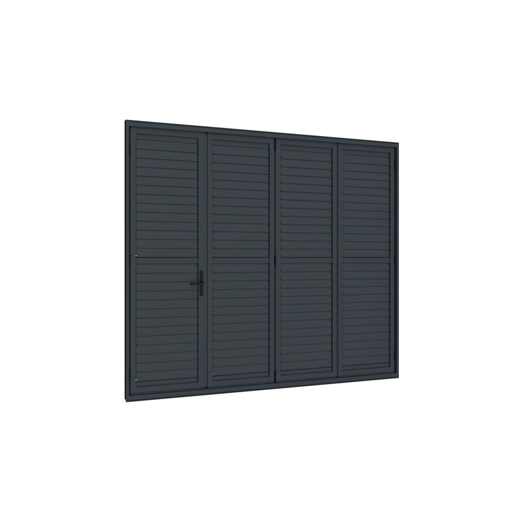 Bifold Shutter Wall For Pacific Freestanding Pergola gallery detail image