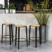 Lou Counter Stool - Oak gallery detail image