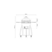 16-Inch Kamado Ceramic Charcoal Grill gallery detail image