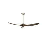 Milano SLIDER Ceiling Fan Junior Brushed Steel gallery detail image