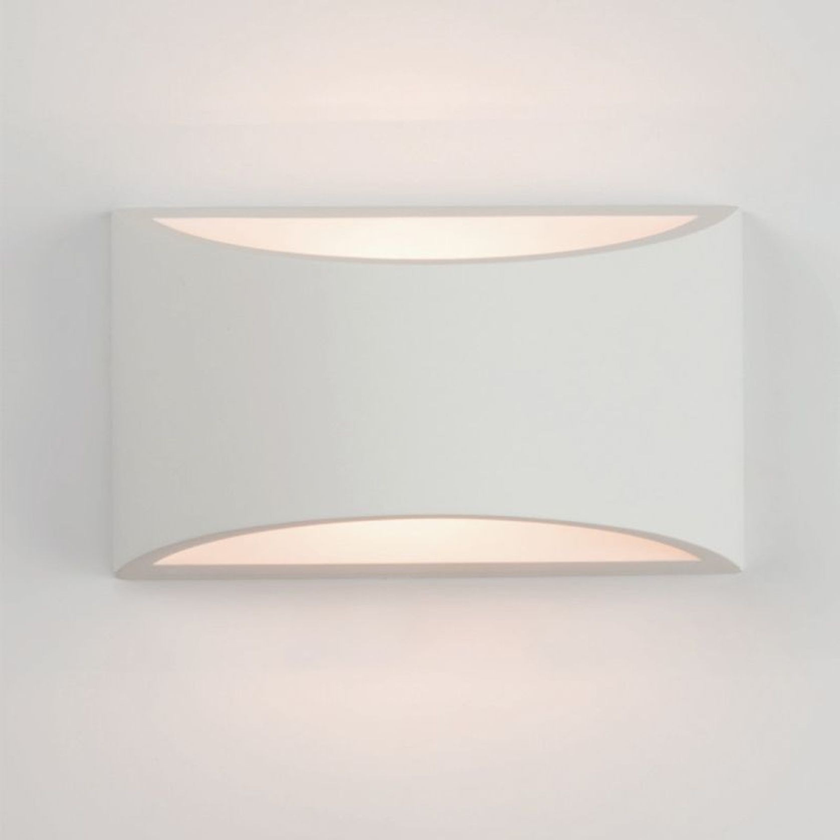 Olympia Arc Gypsum Wall Light gallery detail image