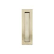Brushed Brass FLUSH PULL Rectangle Handle  200mm gallery detail image