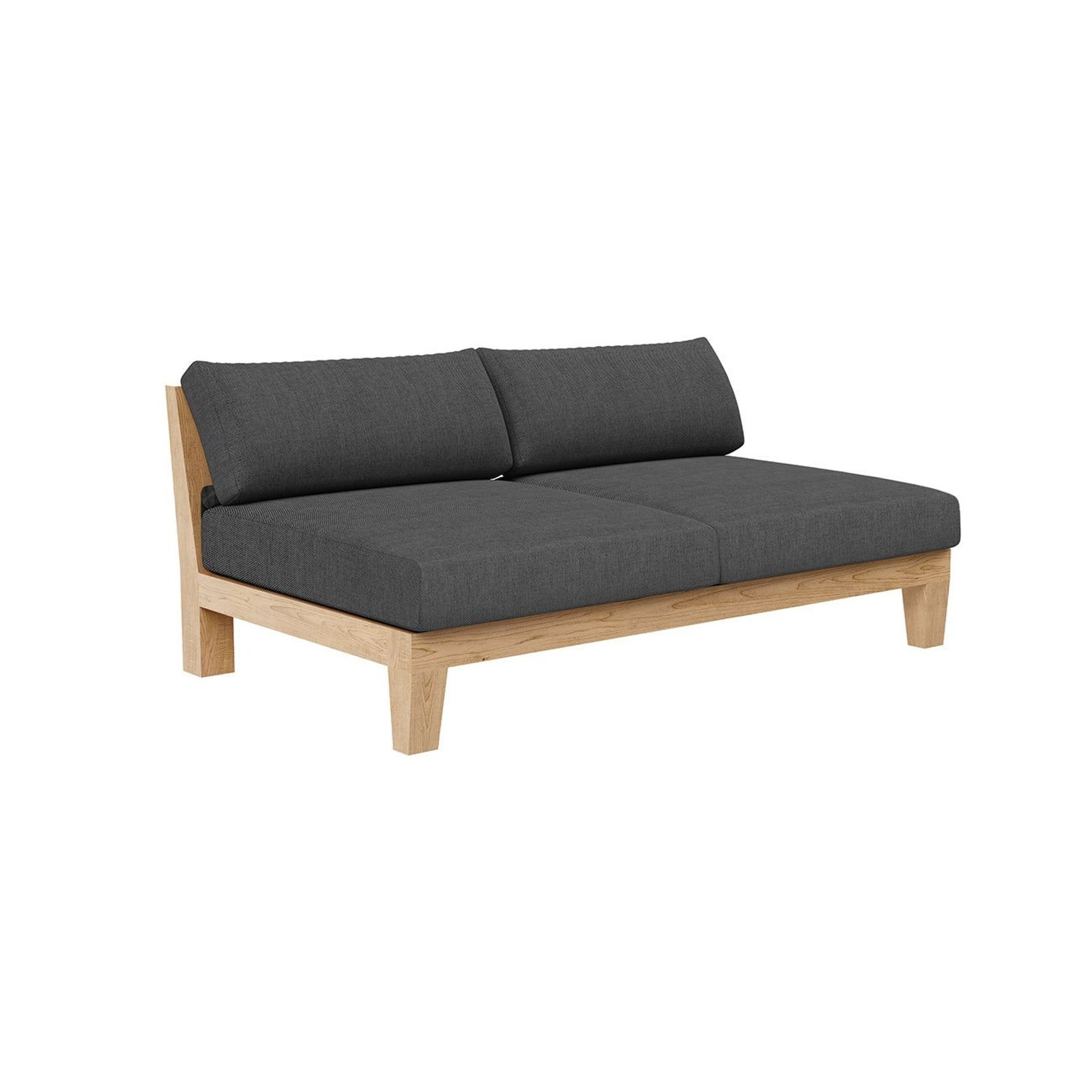 Newport Teak Outdoor Sofa L Sectional - 5 Seat gallery detail image