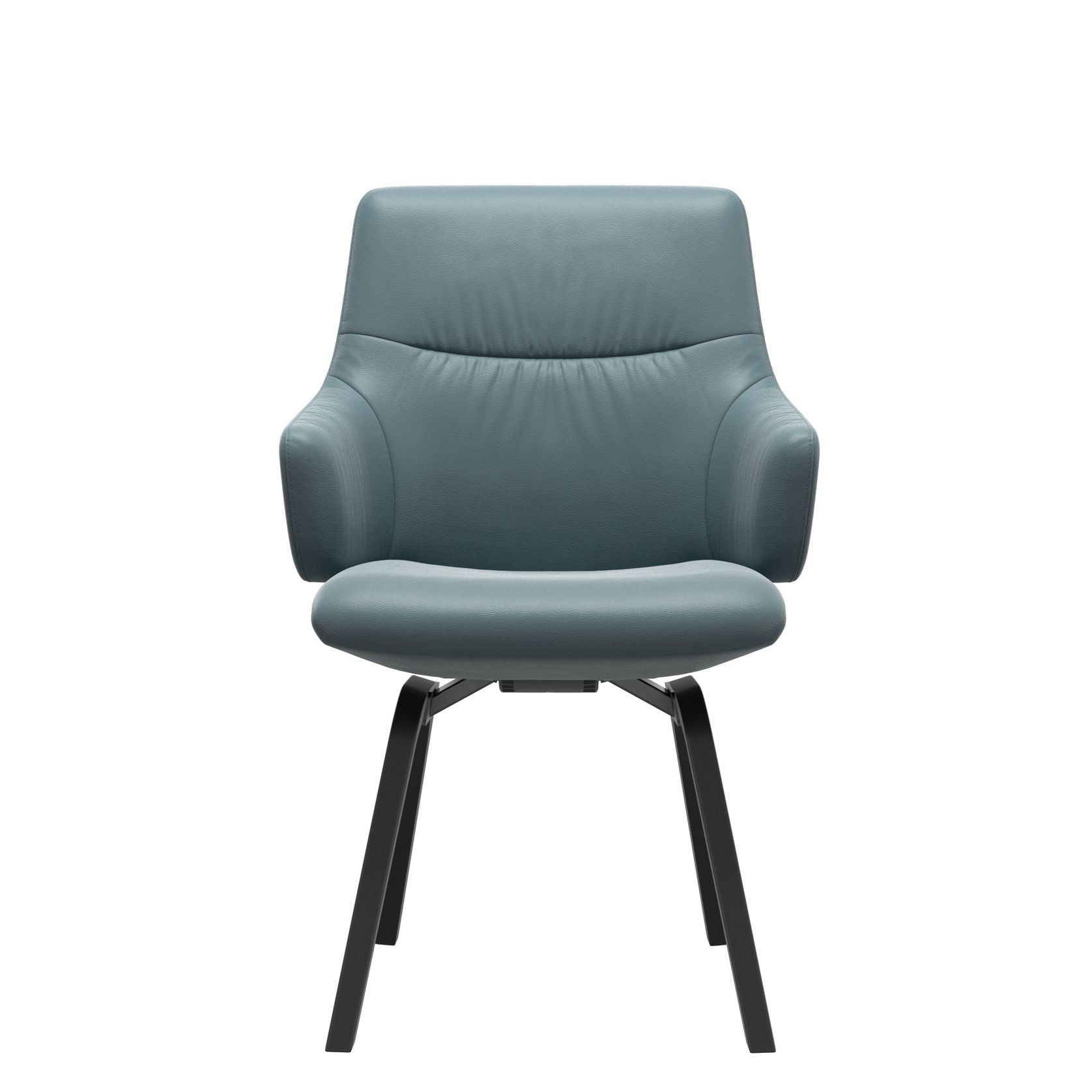 Stressless® Mint Low Back with Arms | Paloma Teal Blue gallery detail image