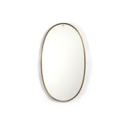 Brass Oval Shaped Mirror gallery detail image