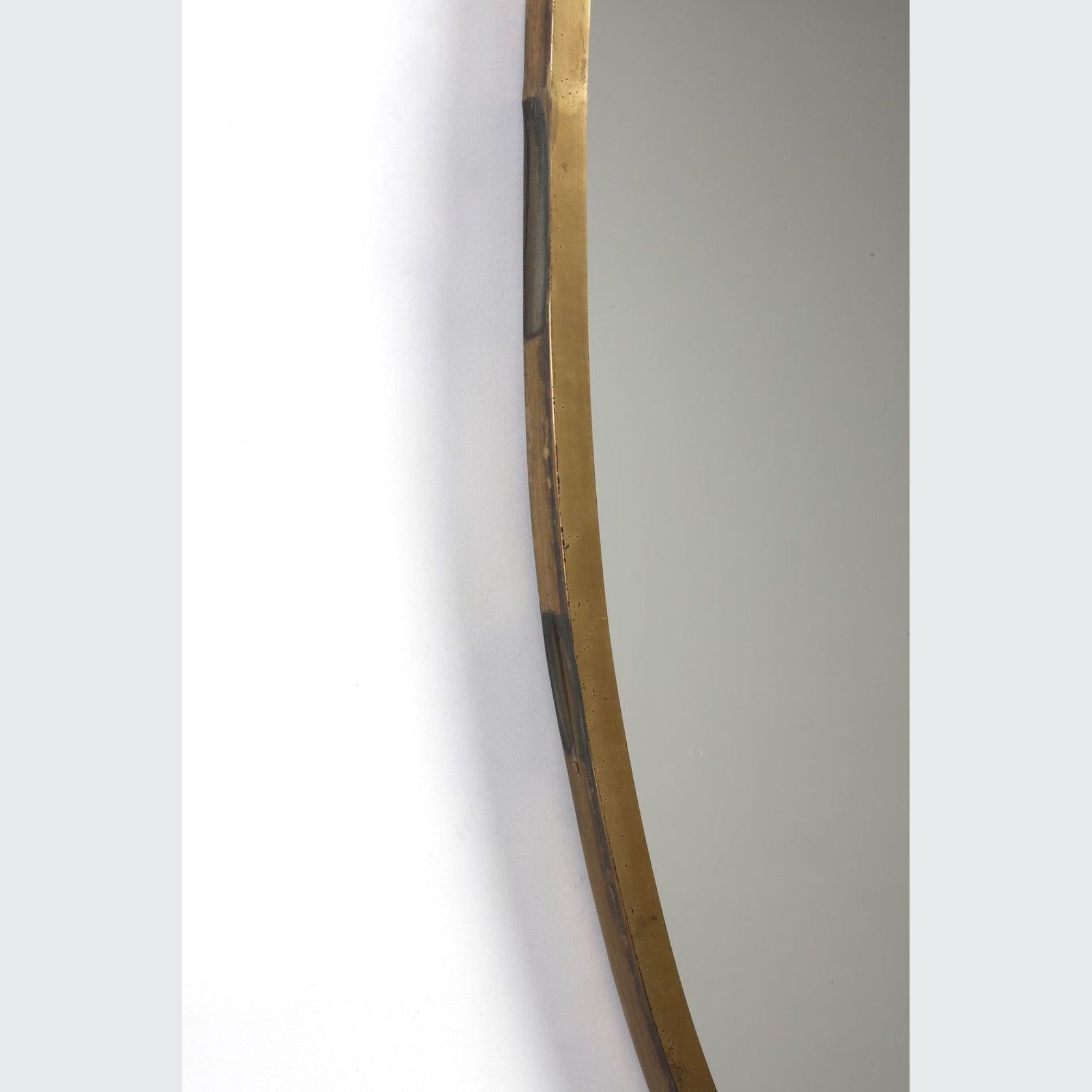 Brass Oval Shaped Mirror ArchiPro AU