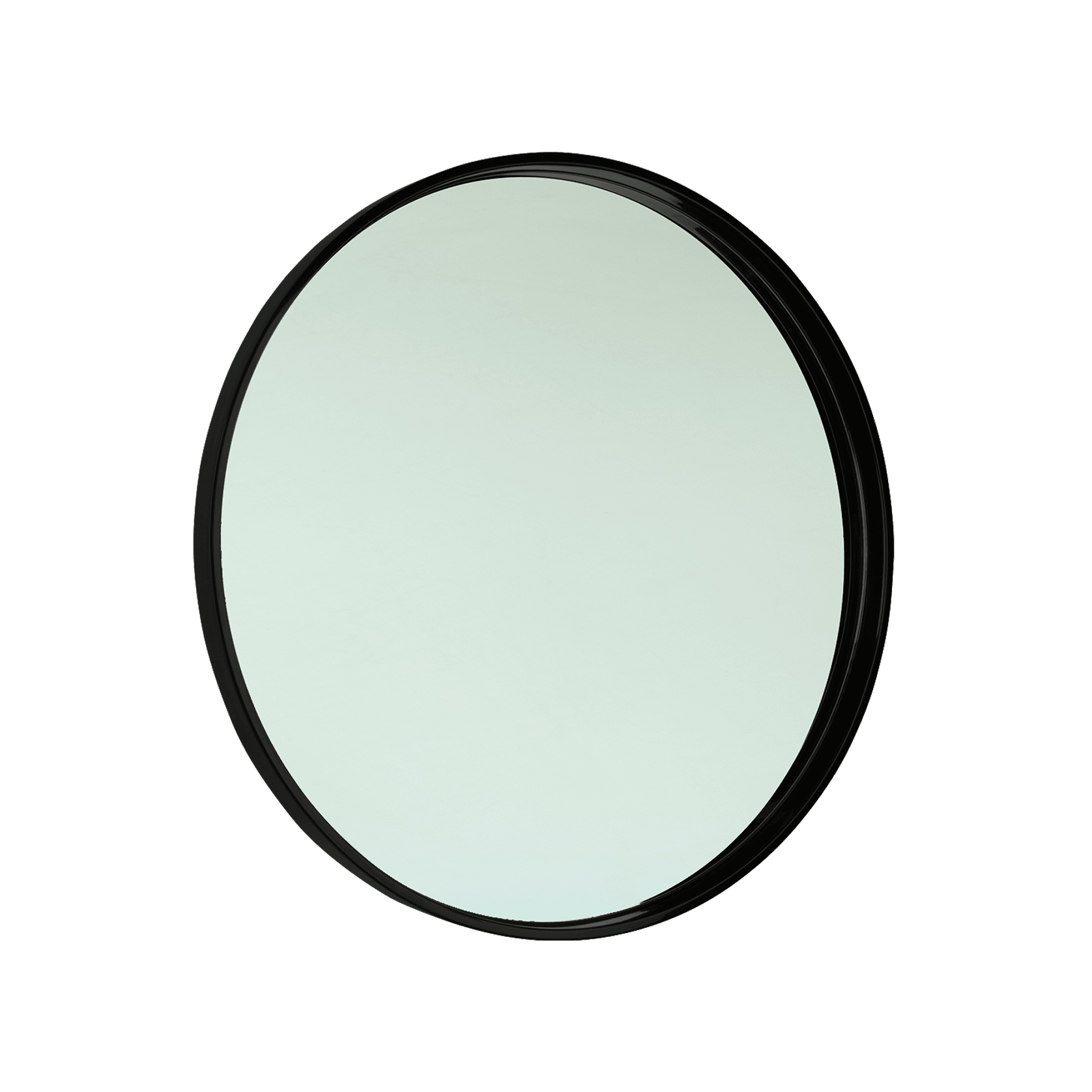 700mm Matte Black Round Mirror gallery detail image