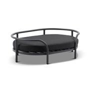 Santorini Outdoor Aluminium Pet Daybed - Charcoal Grey gallery detail image
