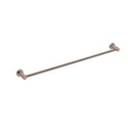 Mecca Single Towel Rail 800mm Brushed Bronze gallery detail image