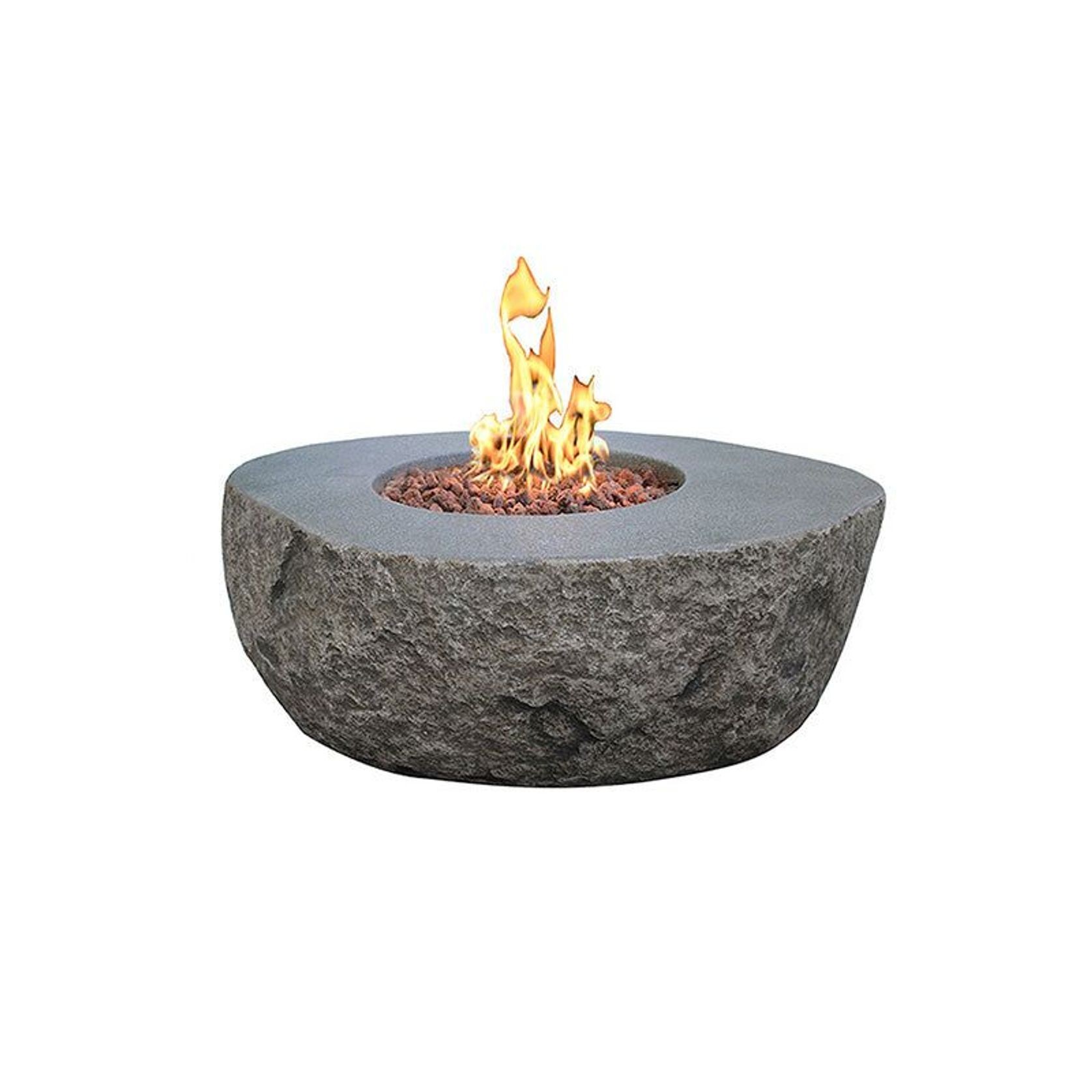 Boulder Outdoor Lpg Gas Fire Pit Table gallery detail image