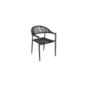 Magpie Aluminium And Rope Dining Chair gallery detail image