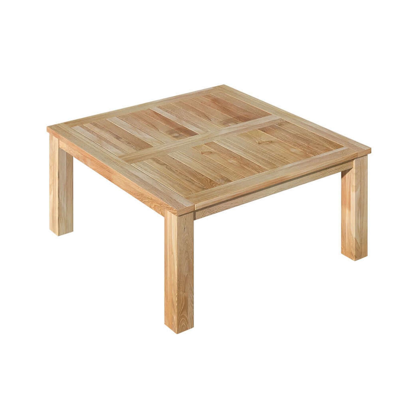 Juniper Teak Square Dining Table 150cm gallery detail image