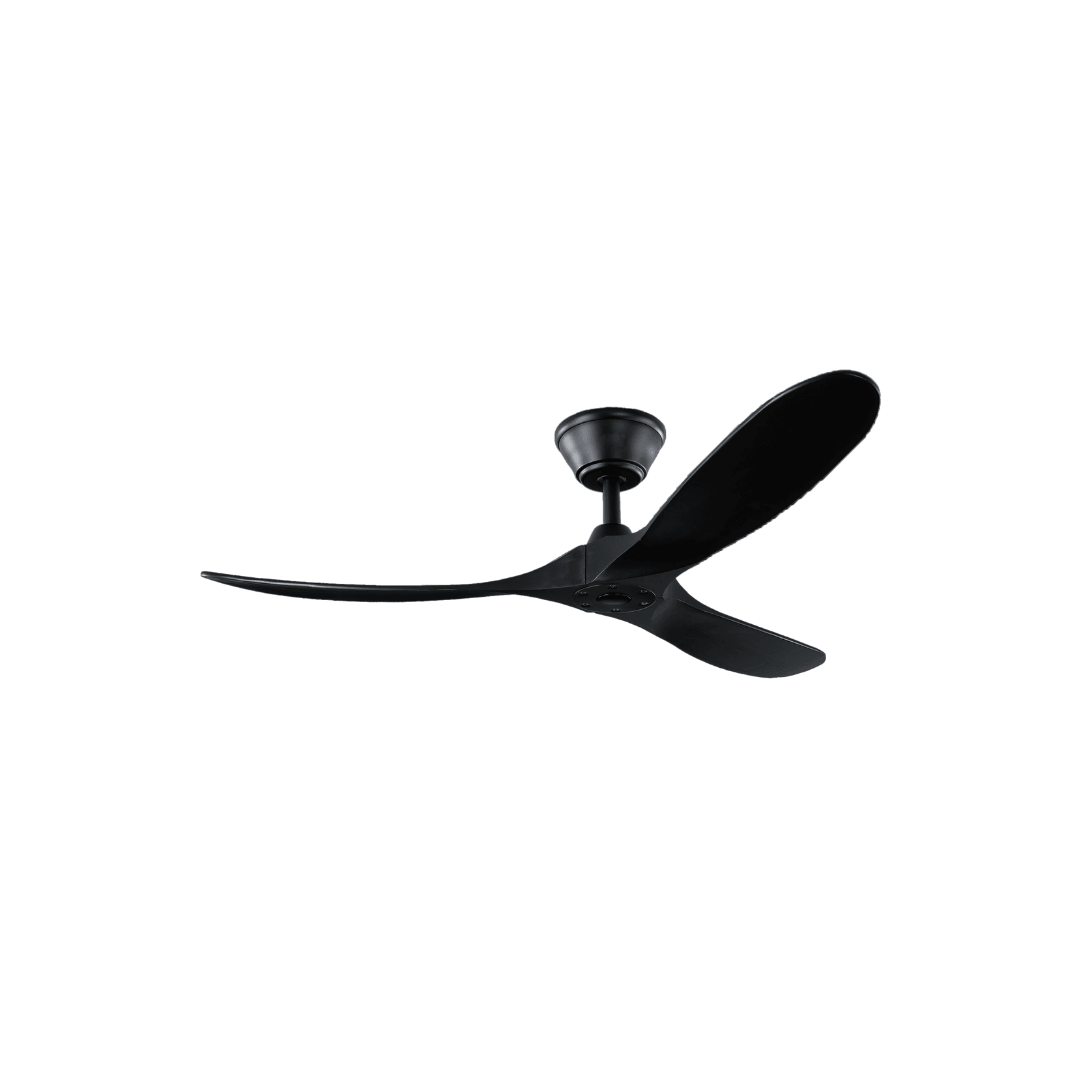 Milano SLIDER Ceiling Fan Junior Matt Black gallery detail image