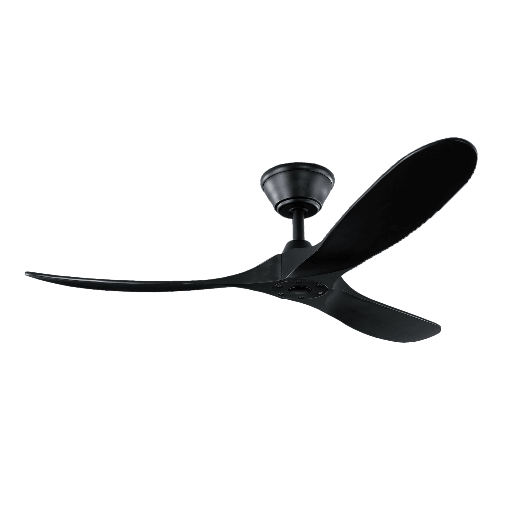 Milano SLIDER Ceiling Fan Junior Matt Black gallery detail image