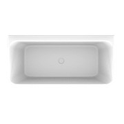 'The Smith' Bath 1700mm Back To Wall Matte White Acrylic gallery detail image