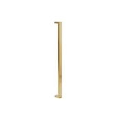 BRUSHED BRASS Back to Back Pull Handles 600mm (2 Handles) I Mucheln gallery detail image