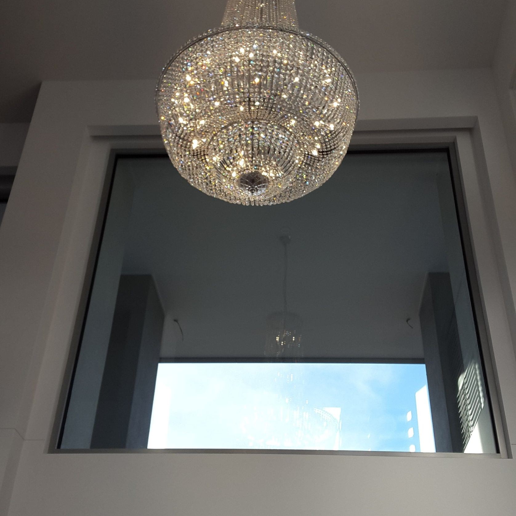 Empress Crystal Basket Chandelier - Chrome - 45 Light gallery detail image