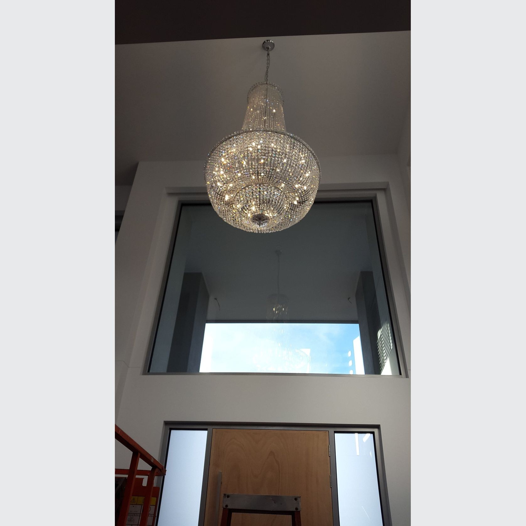 Empress Crystal Basket Chandelier - Chrome - 45 Light gallery detail image