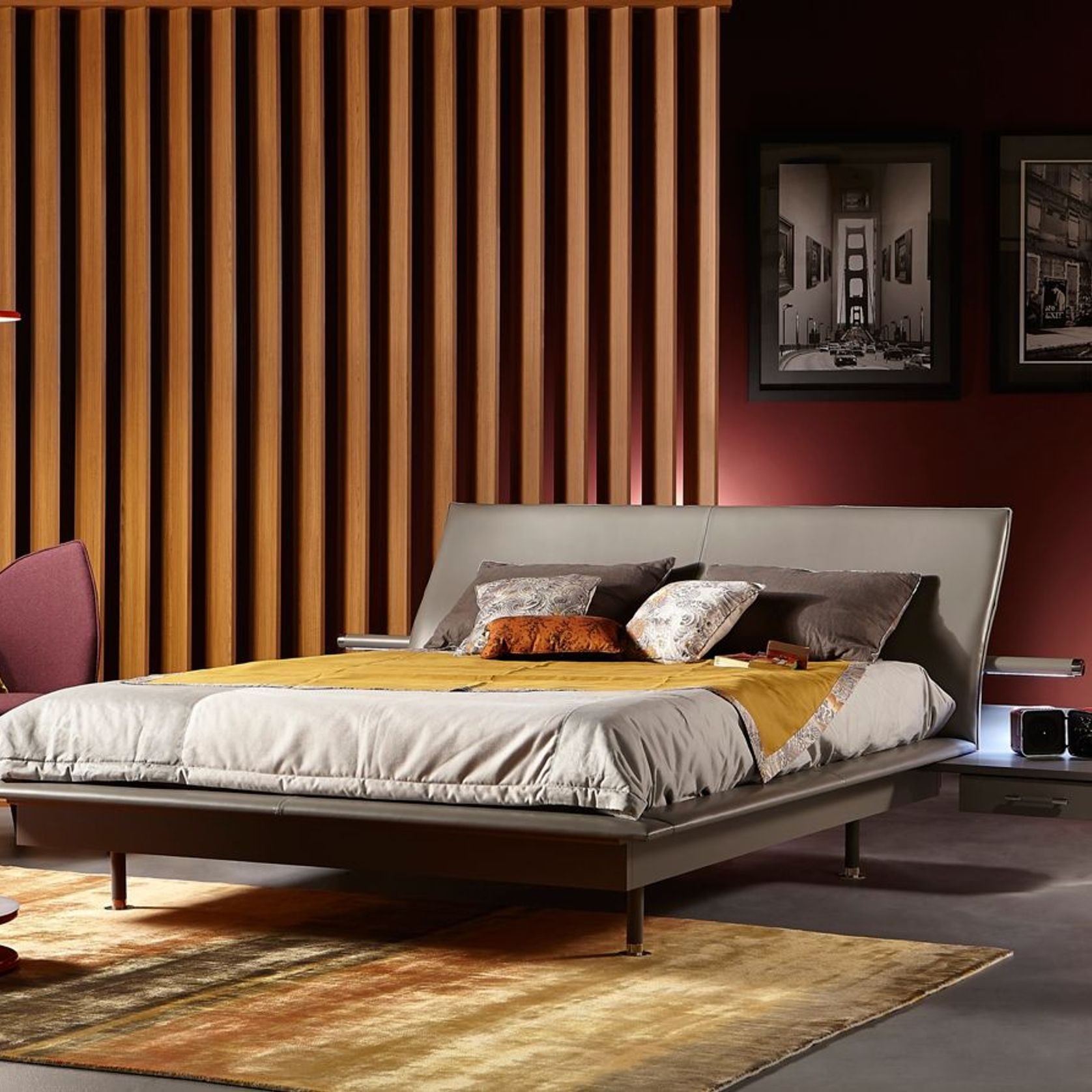 Vanity Bed With Nightstands gallery detail image