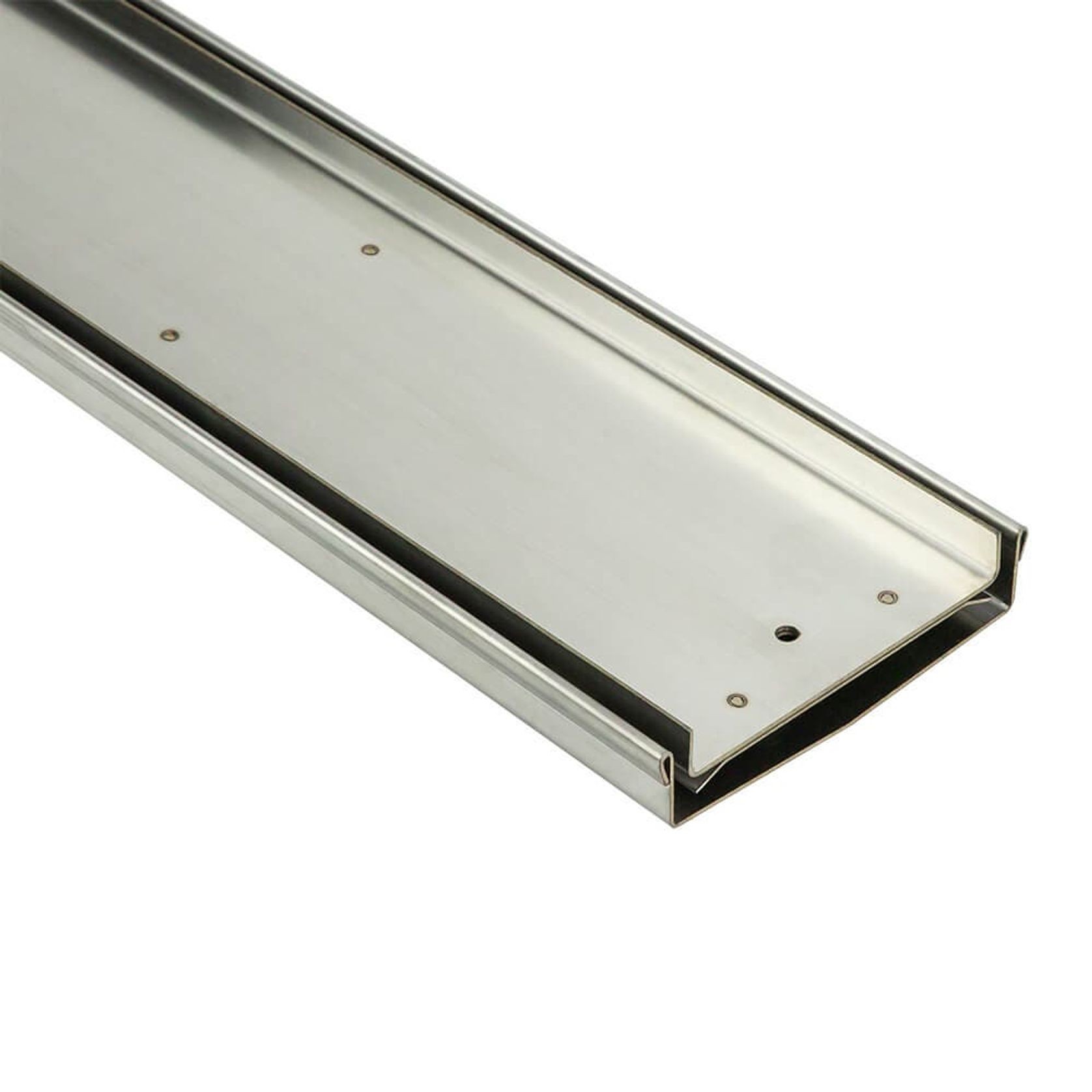 Outdoor Low Profile Linear Grate - Tile Insert - 120mm - Custom Length and Outlet gallery detail image