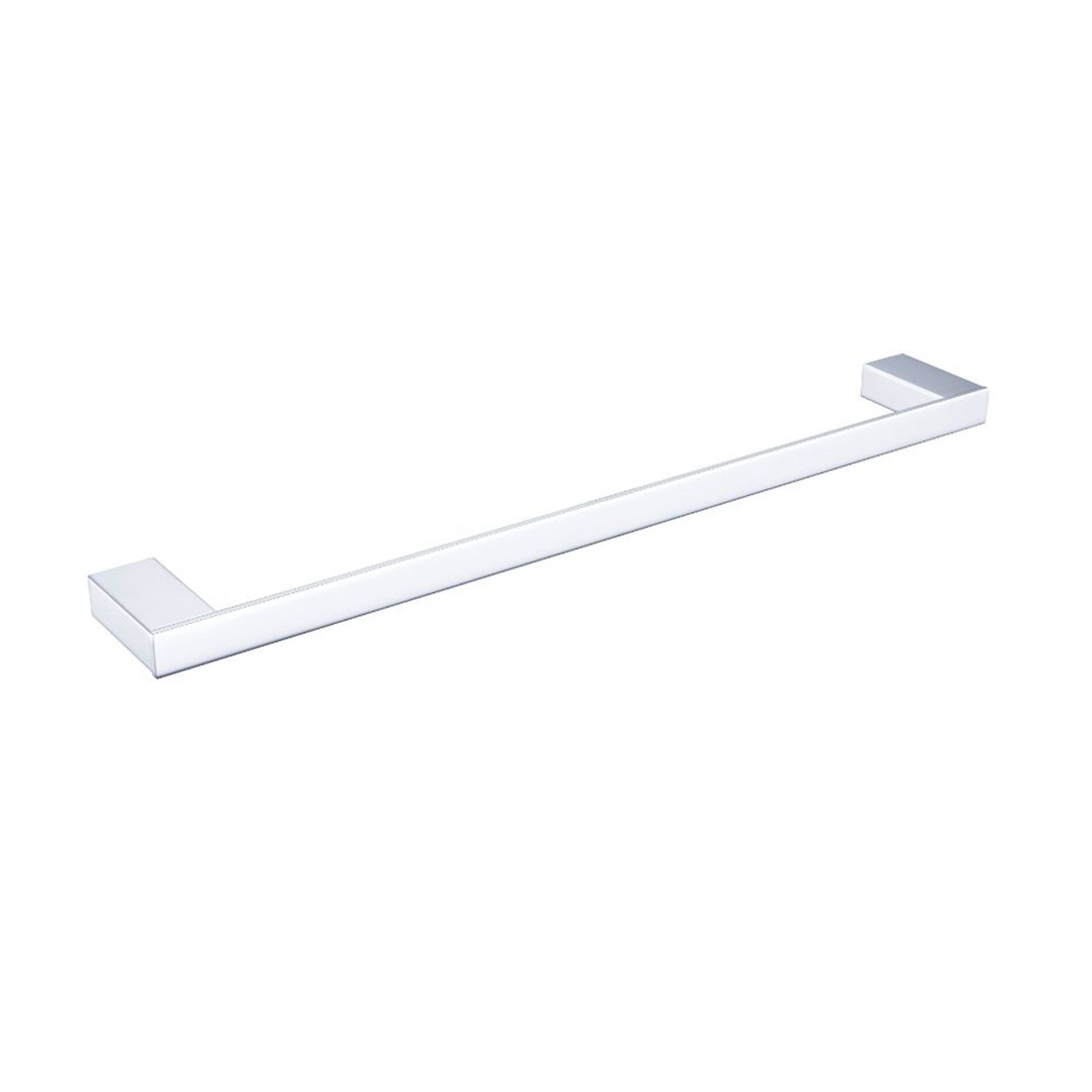 Celia Single Towel Rail 800mm Chrome gallery detail image
