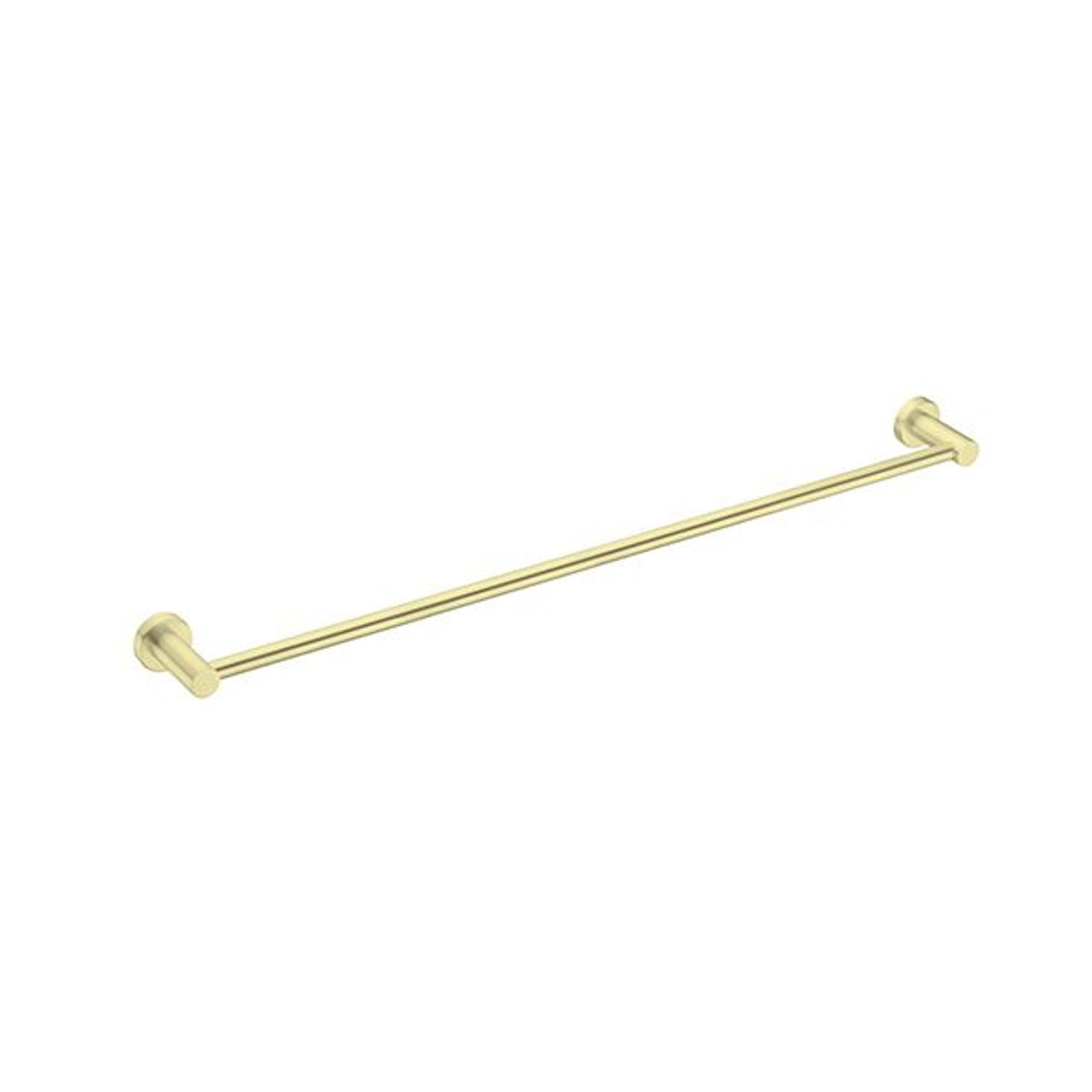Mecca Single Towel Rail 800mm Brushed Gold gallery detail image