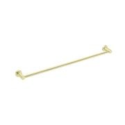 Mecca Single Towel Rail 800mm Brushed Gold gallery detail image