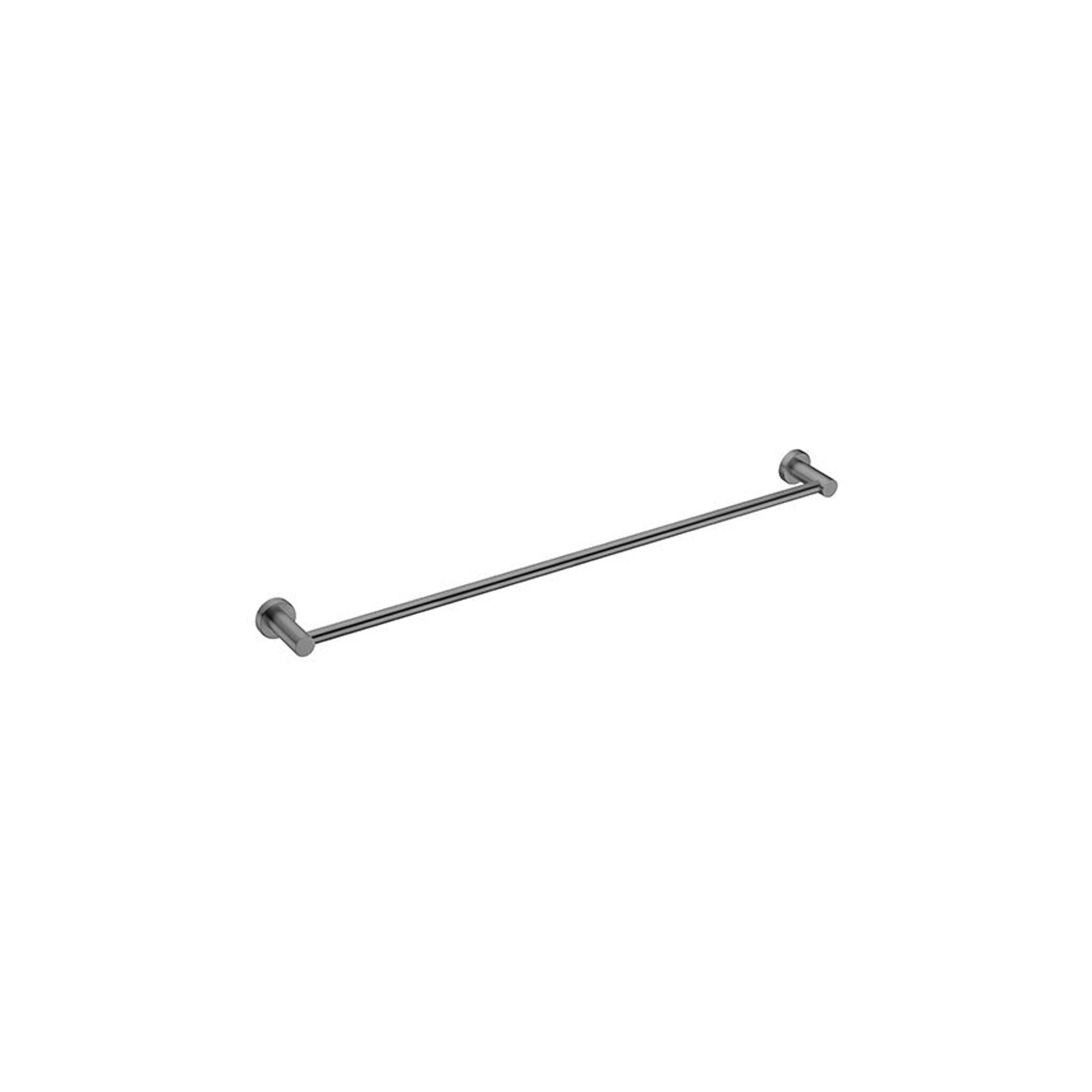 Mecca Single Towel Rail 800mm Gun Metal gallery detail image