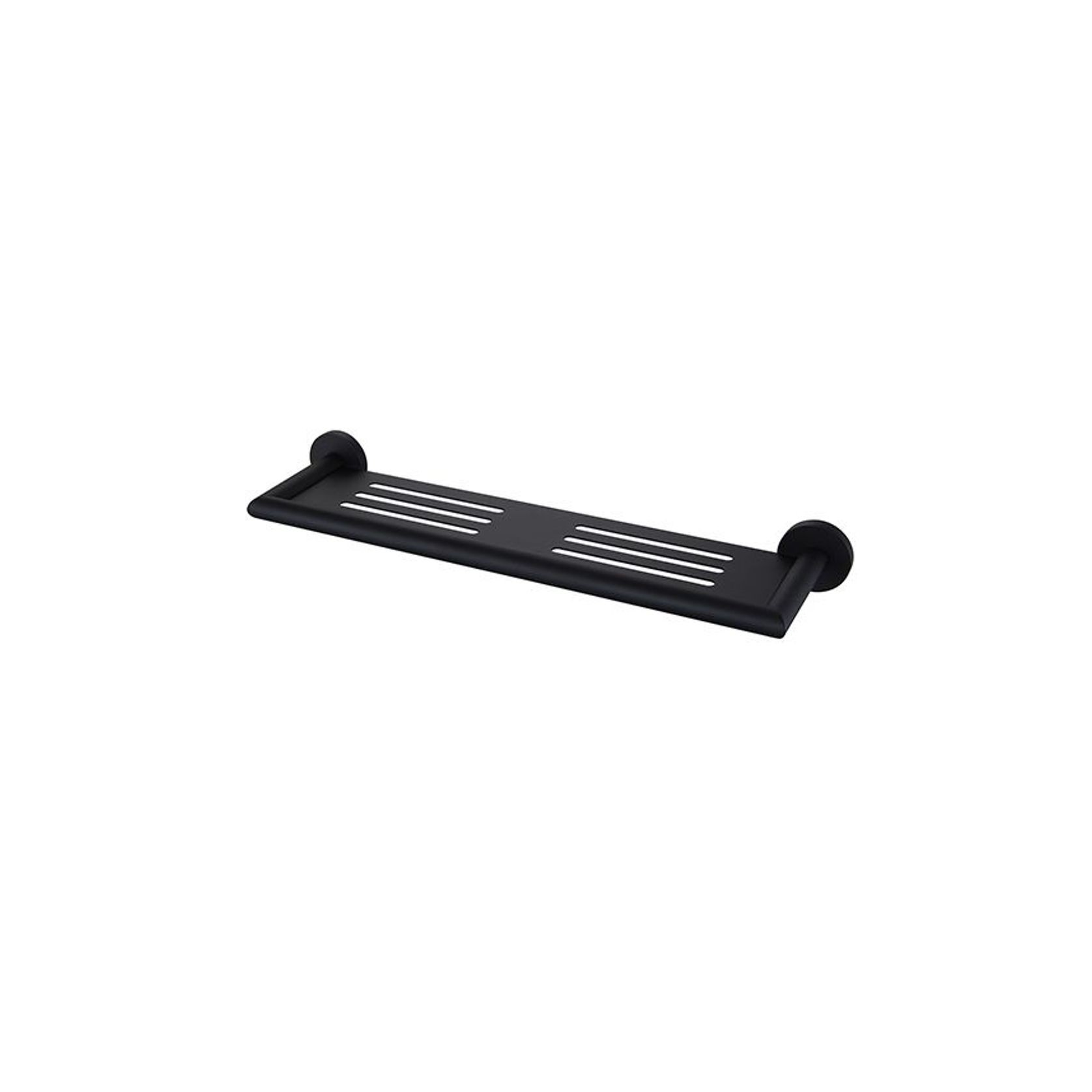 Dolce Metal Shower Shelf Matte Black gallery detail image