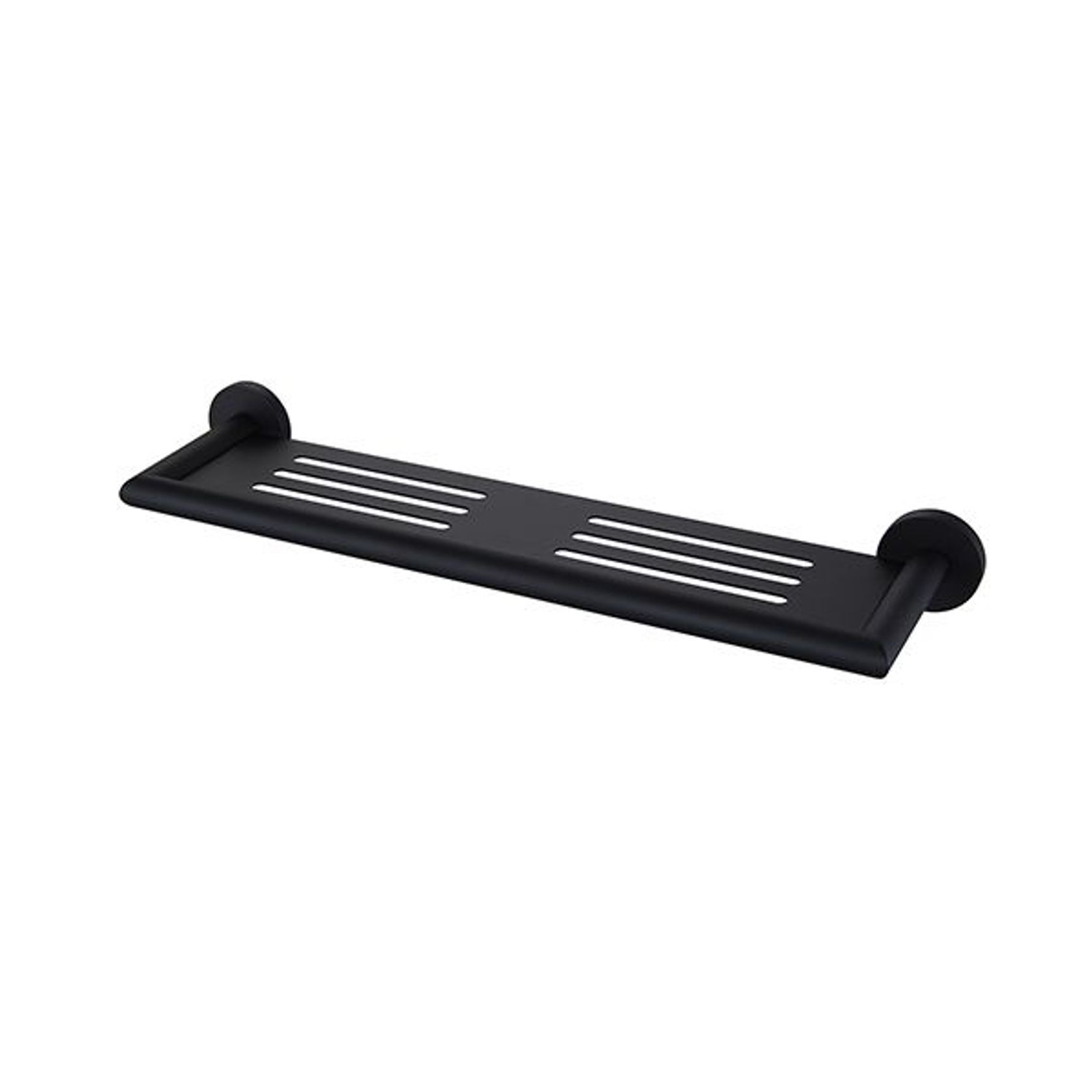 Dolce Metal Shower Shelf Matte Black gallery detail image