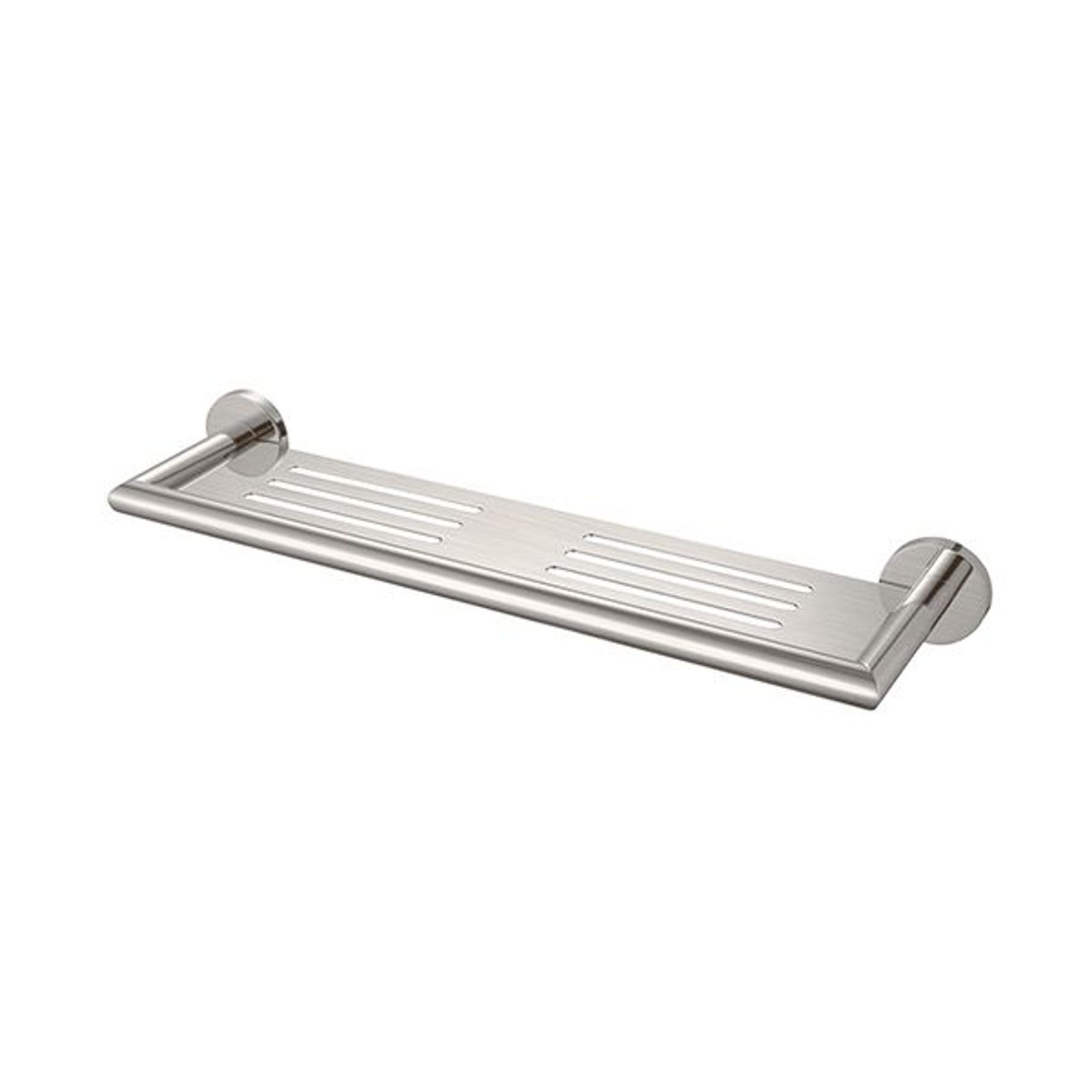Dolce Metal Shower Shelf Brushed Nickel gallery detail image