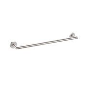 Dolce Single Towel Rail 700mm Brushed Nickel gallery detail image