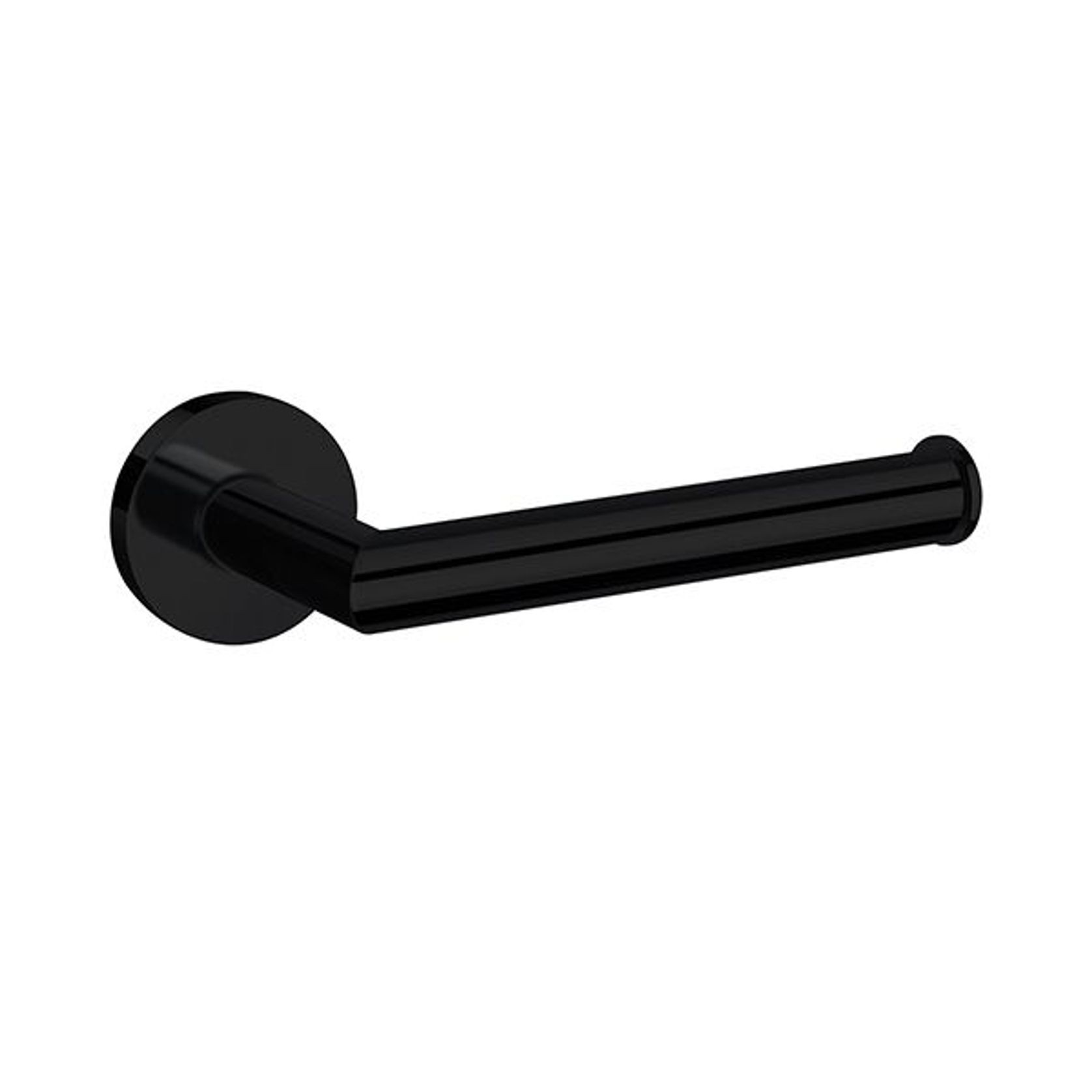 Dolce Toilet Roll Holder Matte Black gallery detail image