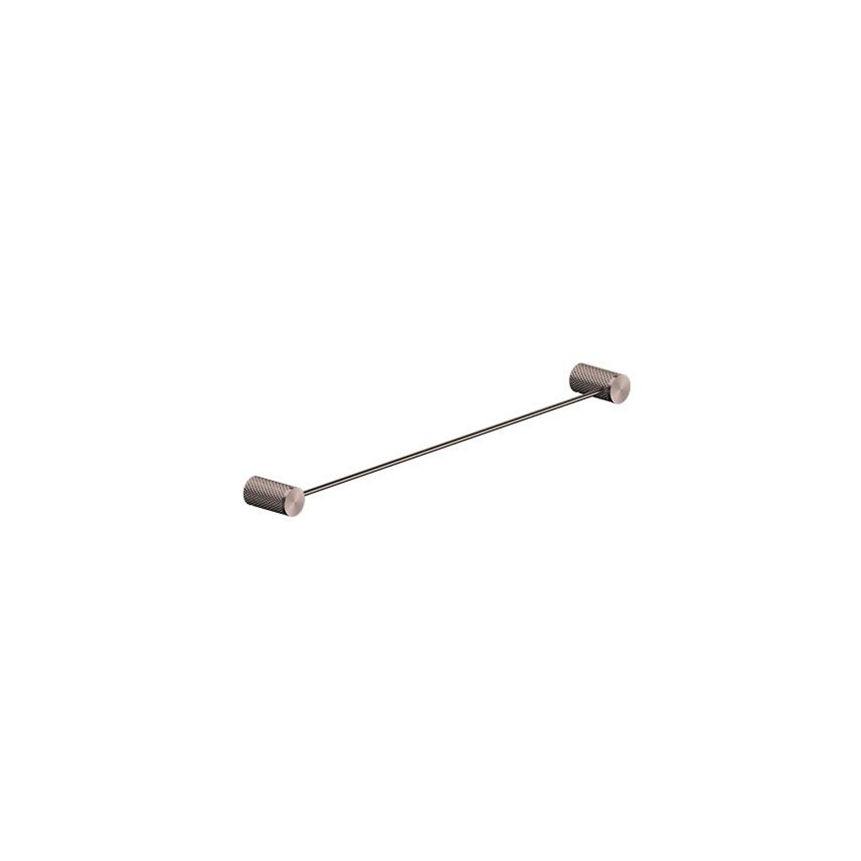 Opal Single Towel Rail 600mm Brushed Bronze gallery detail image