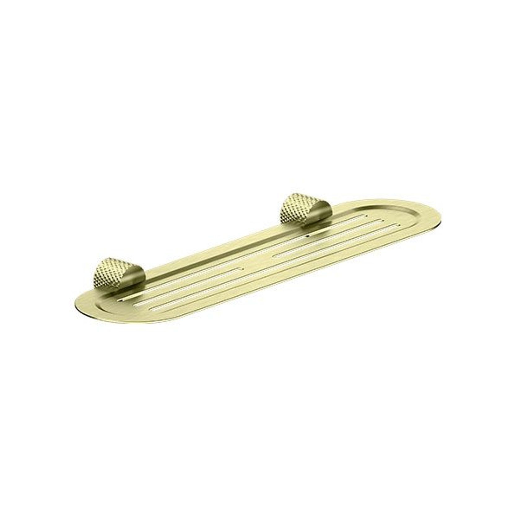 Opal Metal Shower Shelf Brushed Gold gallery detail image