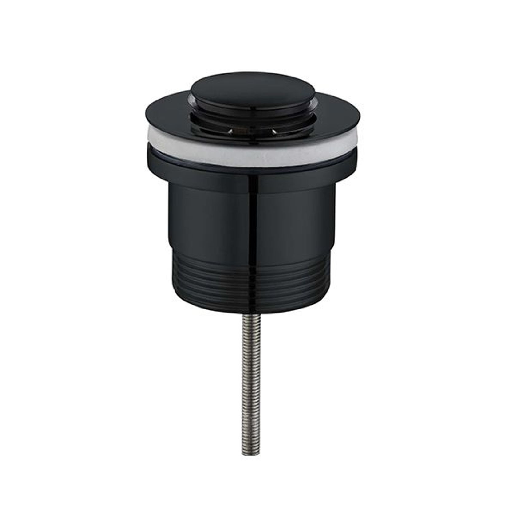 Universal Project Pop Up Waste Matte Black gallery detail image