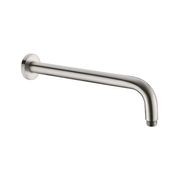 Round Shower Arm 330mm Length Brushed Nickel gallery detail image